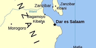 ਤਨਜ਼ਾਨੀਆ ਟਾਪੂ ਦਾ ਨਕਸ਼ਾ